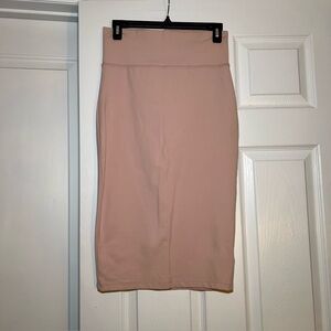 Bebe nylon - spandex blend high waist pencil Bodycon skirt